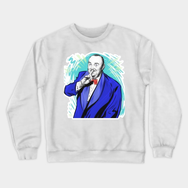 Paul Whiteman - An illustration by Paul Cemmick Crewneck Sweatshirt by PLAYDIGITAL2020